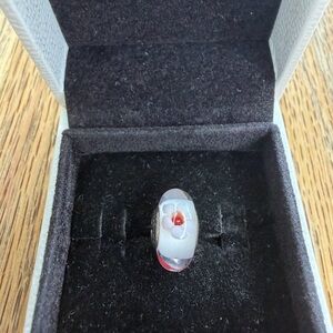 RETIRED Pandora Cherry Blossom Pink Murano Glass Charm #790947